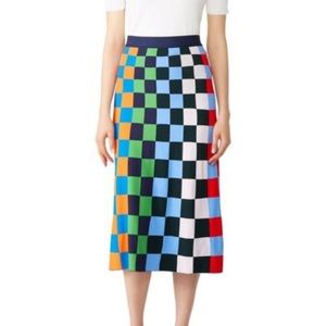 Tory Sport Tech Knit Knee-Length Skirt